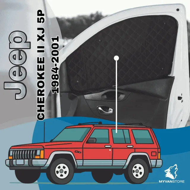 Jeep Cherokee II XJ 1984-2001 rideau isolant thermique