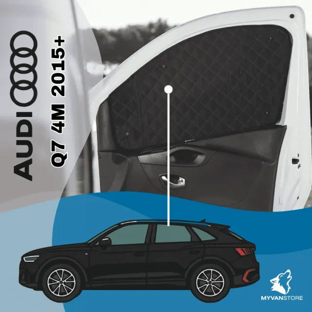 Audi Q7 4M dès 2015 rideau isolant thermique