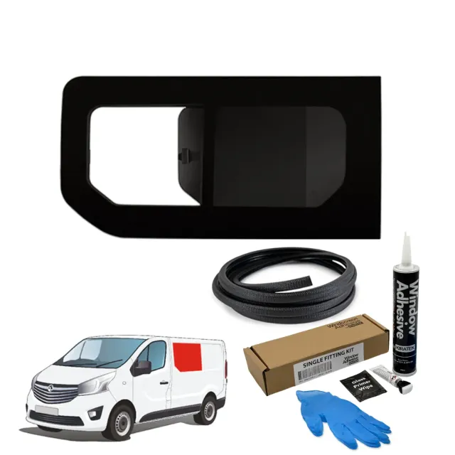 Camper Glass fenêtre coulissante Trafic 3 Vivaro B teintée